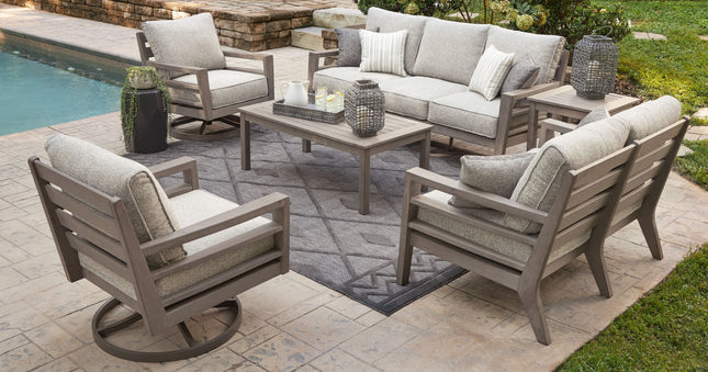 Hillside Barn - Gray / Brown - 6 Pc. - Lounge Set - Tony's Home Furnishings