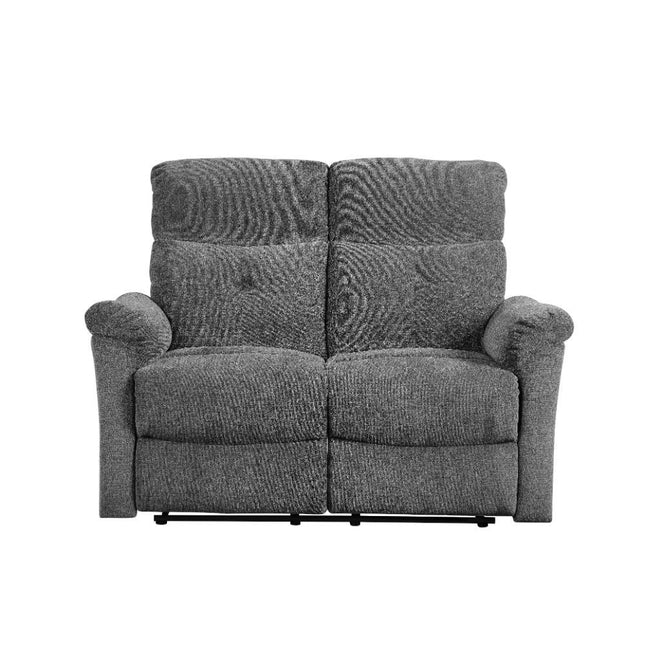 Treyton - Loveseat - Gray Chenille - Tony's Home Furnishings