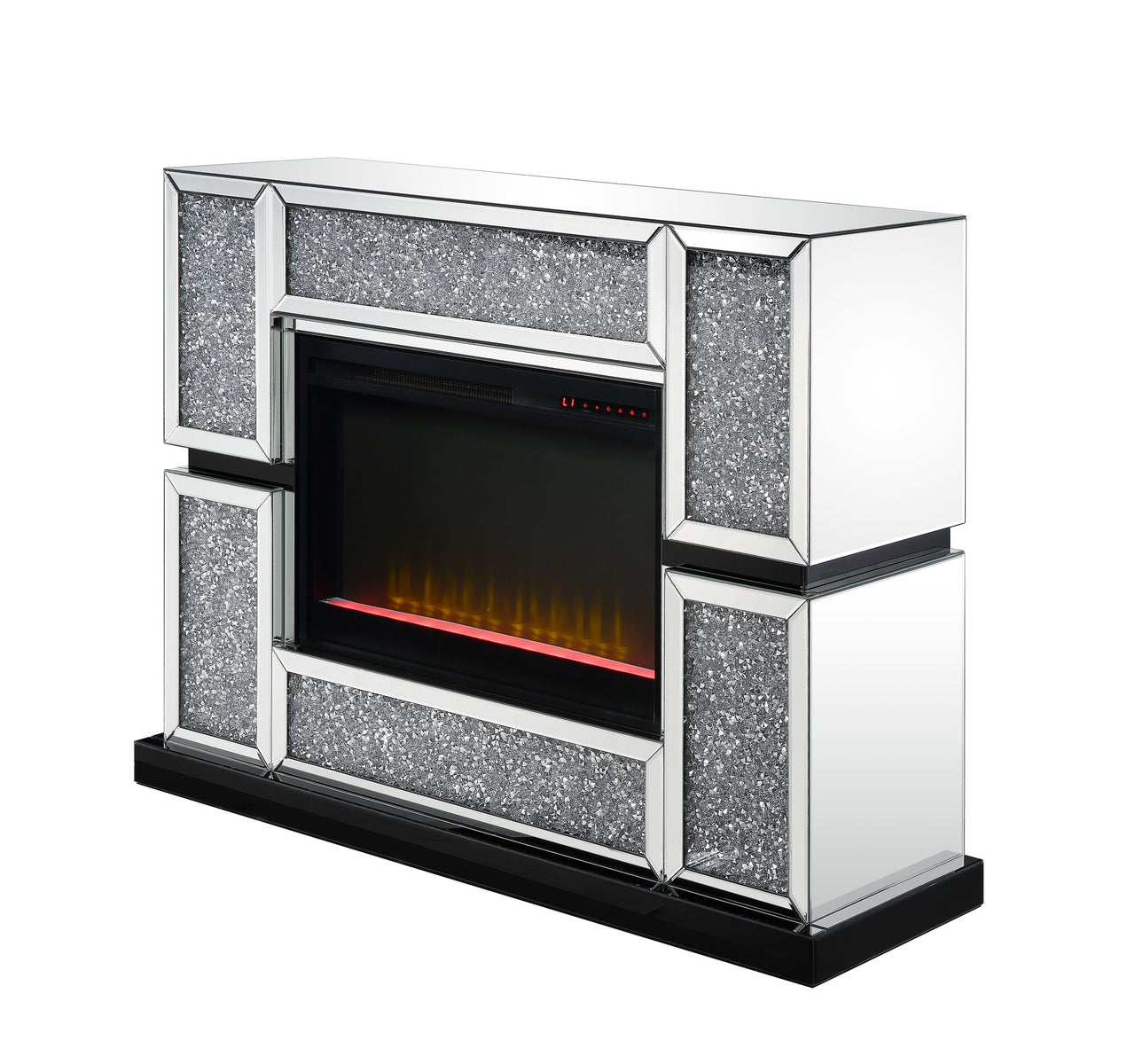 Noralie - Fireplace - Pearl Silver - 36" - Tony's Home Furnishings
