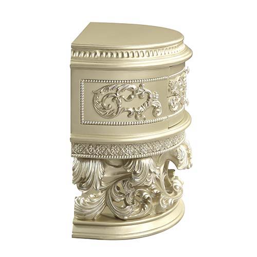 Vatican - Nightstand - Champagne Silver Finish - Tony's Home Furnishings