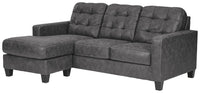 Thumbnail for Venaldi - Gunmetal - Sofa Chaise Queen Sleeper Tony's Home Furnishings Furniture. Beds. Dressers. Sofas.