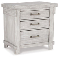 Thumbnail for Brashland - White - Three Drawer Night Stand Tony's Home Furnishings Furniture. Beds. Dressers. Sofas.