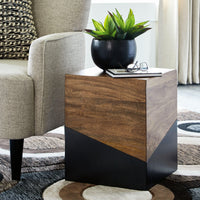 Thumbnail for Trailbend - Brown / Gunmetal - Accent Table Tony's Home Furnishings Furniture. Beds. Dressers. Sofas.