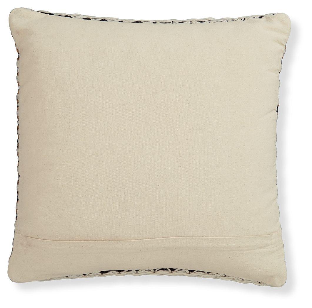 Nealington - Brown / Black/white - Pillow (Set of 4) Tony's Home Furnishings Furniture. Beds. Dressers. Sofas.