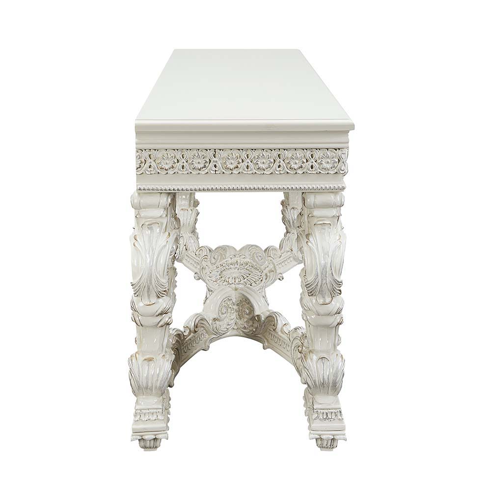 Adara - Sofa Table - Antique White Finish - Tony's Home Furnishings