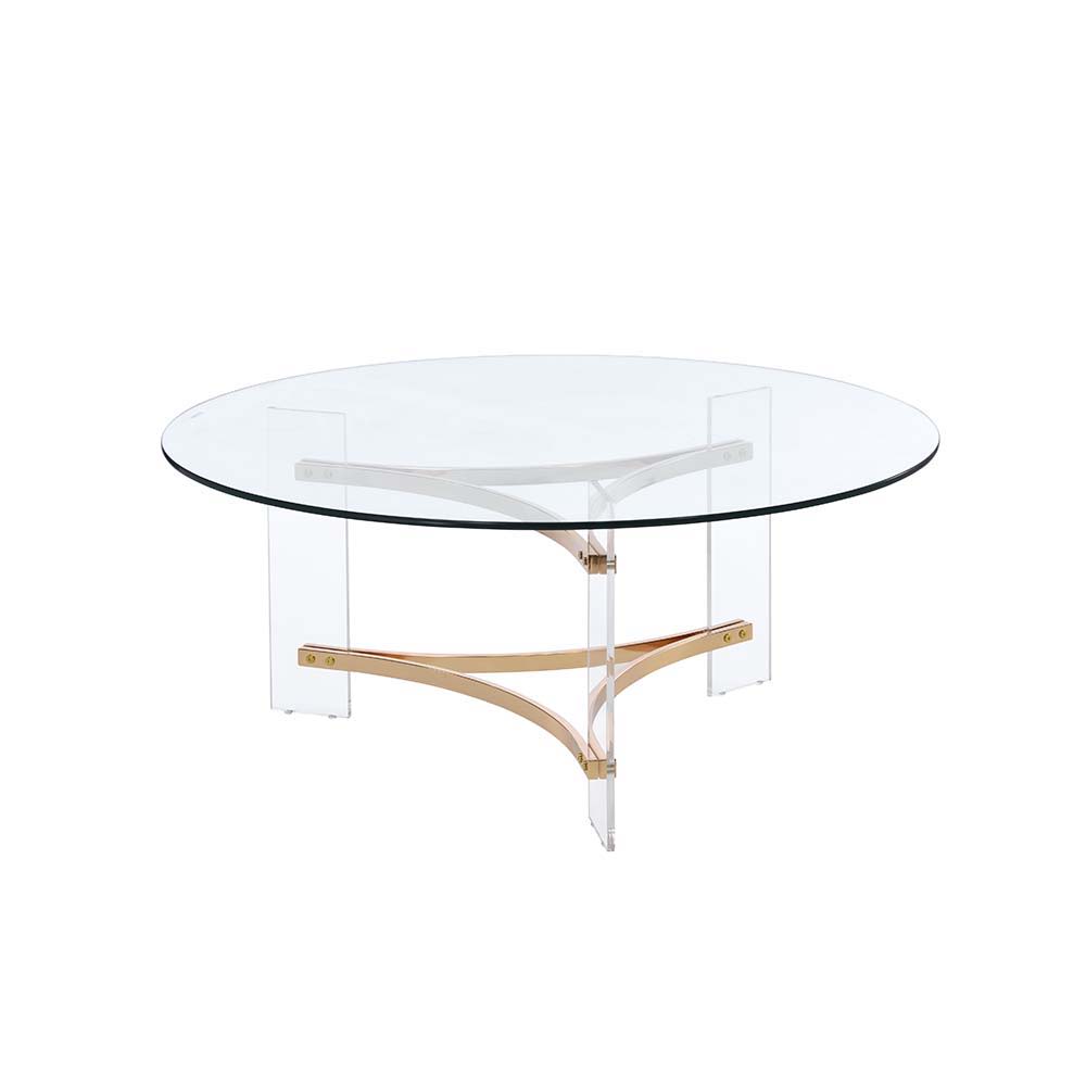 Sosi - Coffee Table - Gold Finish - Tony's Home Furnishings