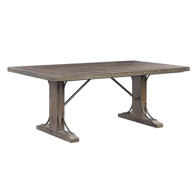 Raphaela - Dining Table - Weathered Cherry Finish - Tony's Home Furnishings