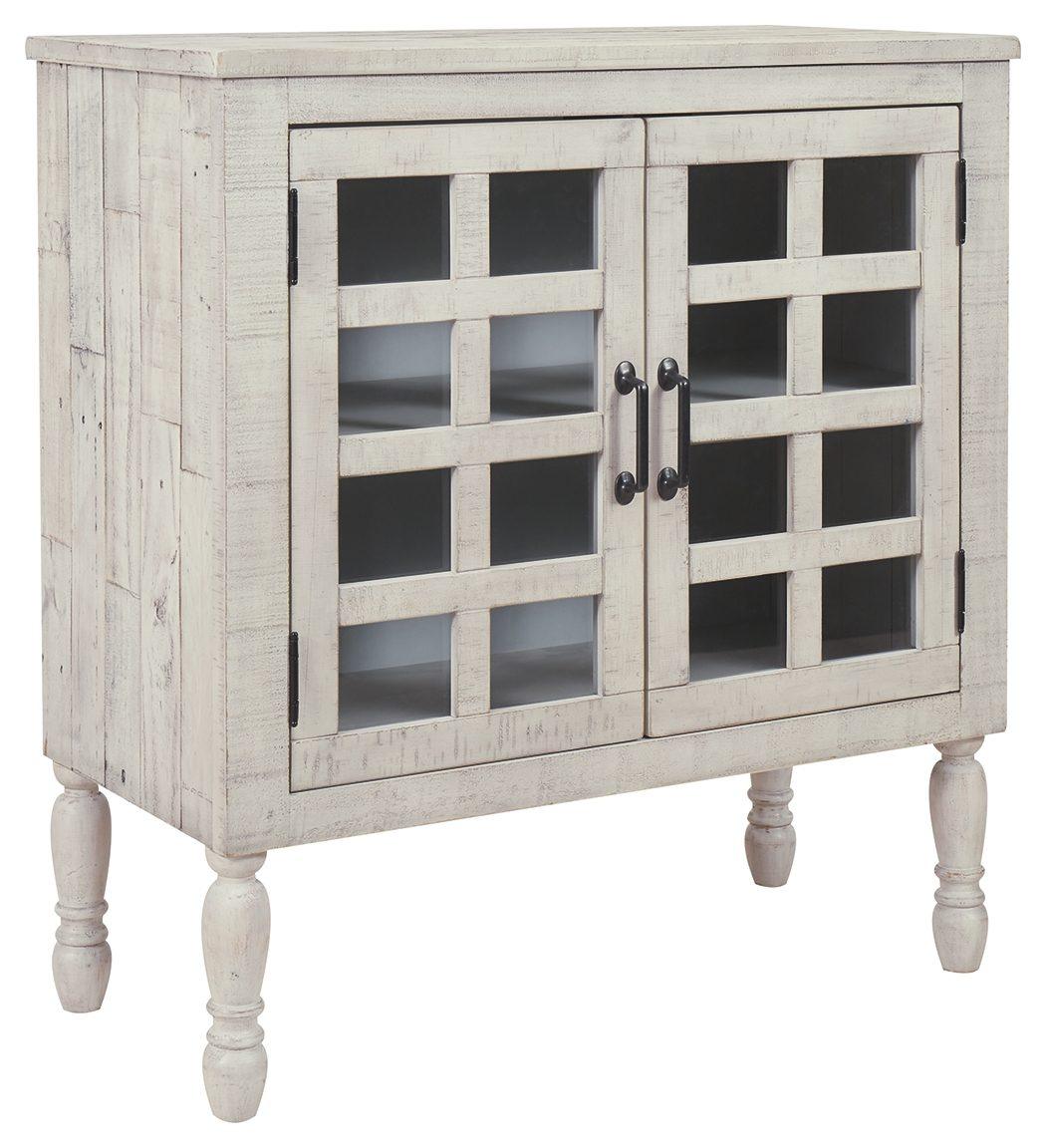 Falkgate - Whitewash - Accent Cabinet Tony's Home Furnishings Furniture. Beds. Dressers. Sofas.