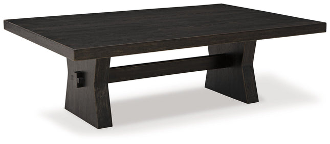 Galliden - Black - Rectangular Cocktail Table - Tony's Home Furnishings