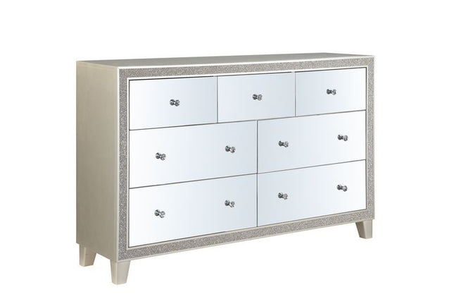 Sliverfluff - Dresser - Mirrored & Champagne Finish - Tony's Home Furnishings