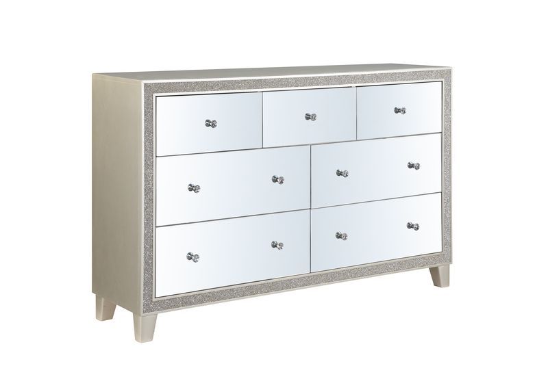 Sliverfluff - Dresser - Mirrored & Champagne Finish - Tony's Home Furnishings