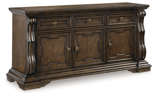 Maylee - Dark Brown - Dining Room Buffet - Tony's Home Furnishings