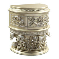 Thumbnail for Vatican - Nightstand - Champagne Silver Finish - Tony's Home Furnishings