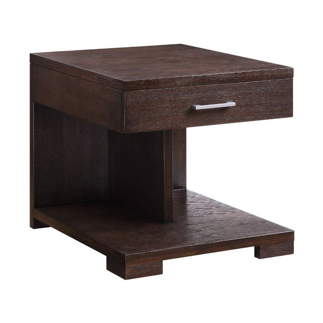 Niamey - End Table - Walnut - Tony's Home Furnishings