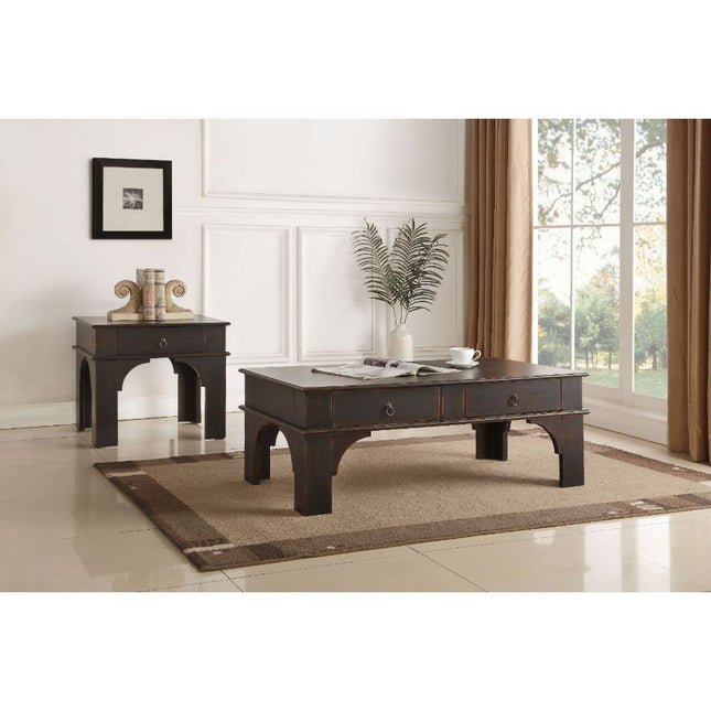 Elvira - End Table - Antique Espresso - Tony's Home Furnishings