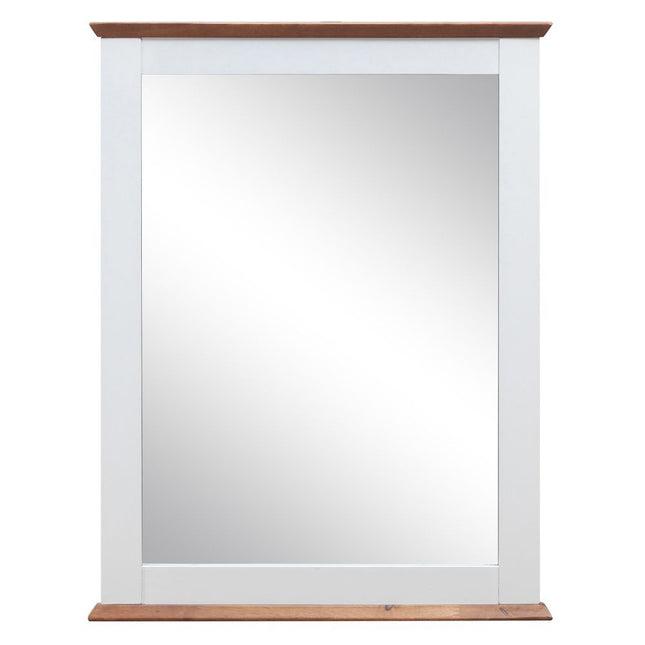 Farah - Mirror - White & Oak - Tony's Home Furnishings