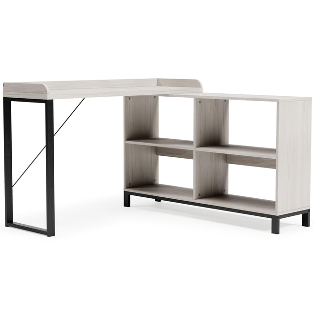 Bayflynn - White / Black - L-desk Signature Design by Ashley® Yakima WA