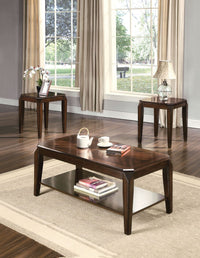 Docila - Coffee Table Set - Walnut - 19