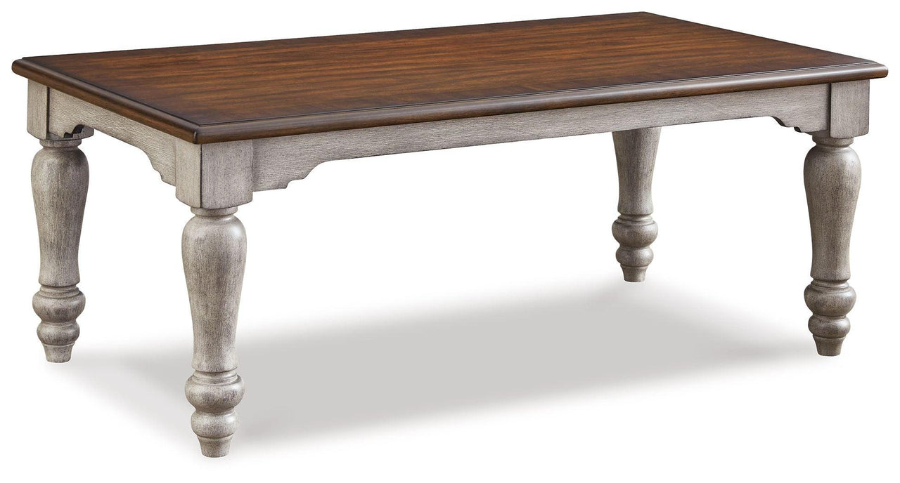 Lodenbay - Antique Gray / Brown - Rectangular Cocktail Table Tony's Home Furnishings Furniture. Beds. Dressers. Sofas.