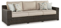 Thumbnail for Coastline Bay - Brown - Sofa With Cushion - Tony's Home Furnishings