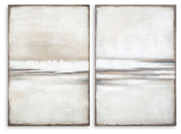 Thumbnail for Brockdunn - Tan / Brown - Wall Art Set (Set of 2) - Tony's Home Furnishings