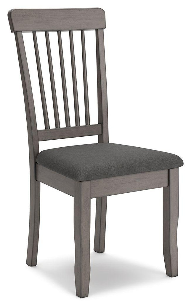 Shullden - Gray - Dining Room Side Chair (Set of 2) Signature Design by Ashley® 