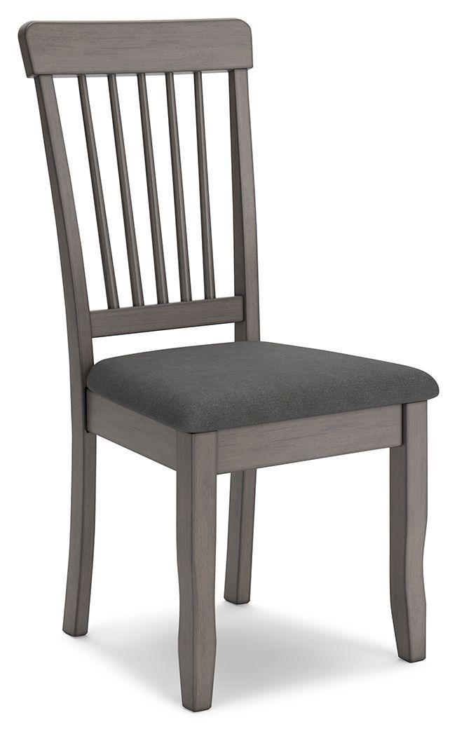 Shullden - Gray - Dining Room Side Chair (Set of 2) Tony's Home Furnishings Furniture. Beds. Dressers. Sofas.