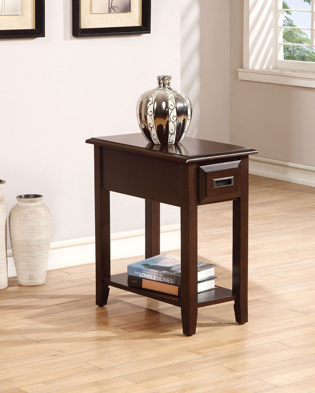 Flin - Accent Table - Dark Cherry - Tony's Home Furnishings