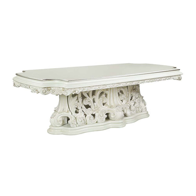 Adara - Dining Table - Antique White Finish - Tony's Home Furnishings