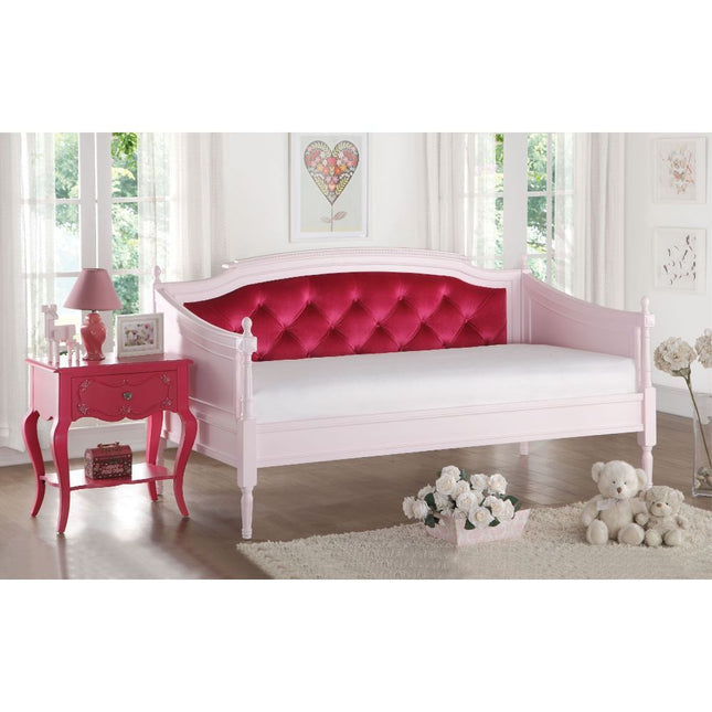 Wynell - Daybed - Magenta - Velvet & Pink - Tony's Home Furnishings