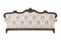 Nayla - Sofa - Pattern Fabric & Walnut Finish - Tony's Home Furnishings