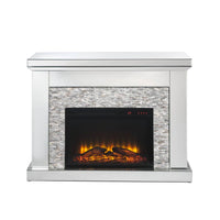 Thumbnail for Laksha - Fireplace - Mirrored & Stone - Tony's Home Furnishings