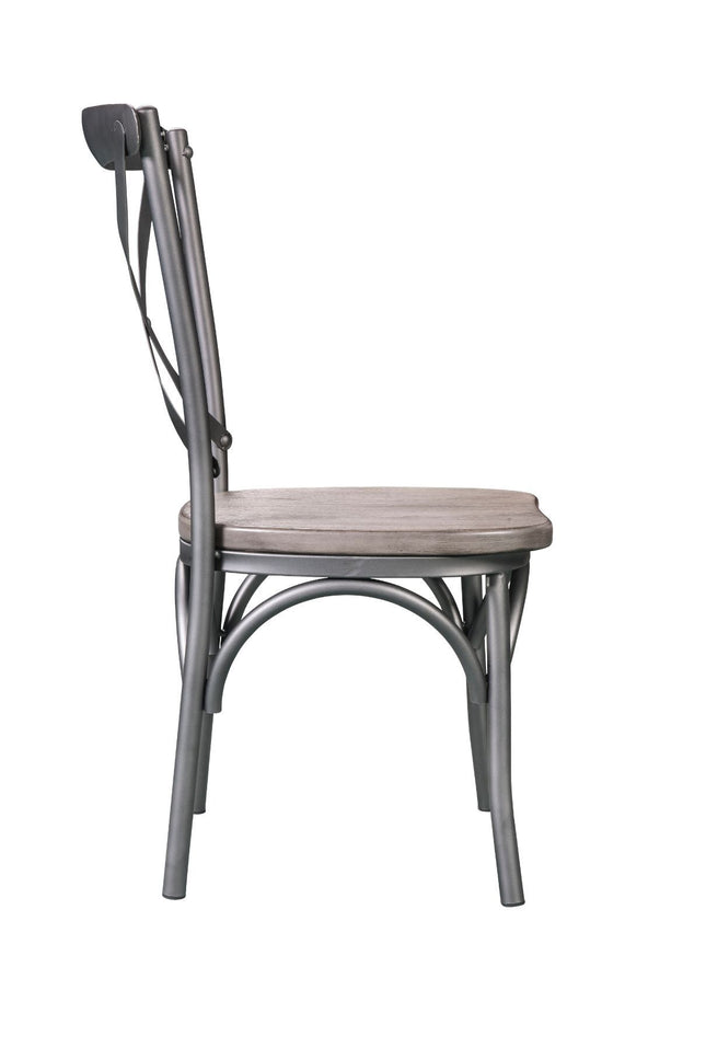 Kaelyn II - Side Chair (Set of 2) - Gray Oak & Sandy Gray - Tony's Home Furnishings