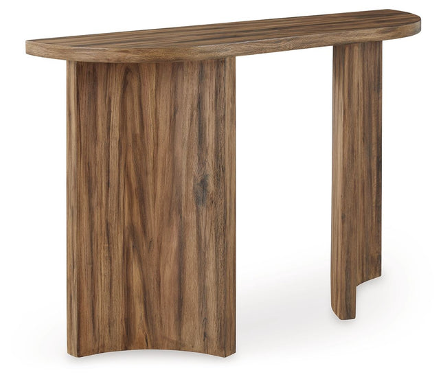 Austanny - Warm Brown - Sofa Table - Tony's Home Furnishings