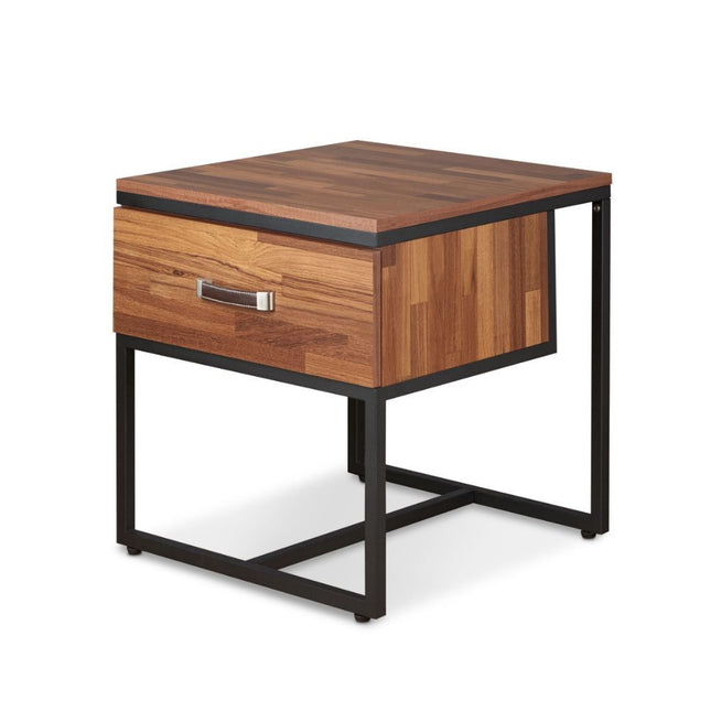 Sara - I - End Table - Walnut & Sandy Black - Tony's Home Furnishings