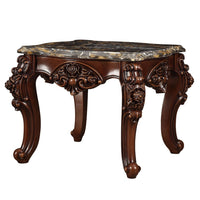 Forsythia - End Table - Marble & Walnut - Tony's Home Furnishings