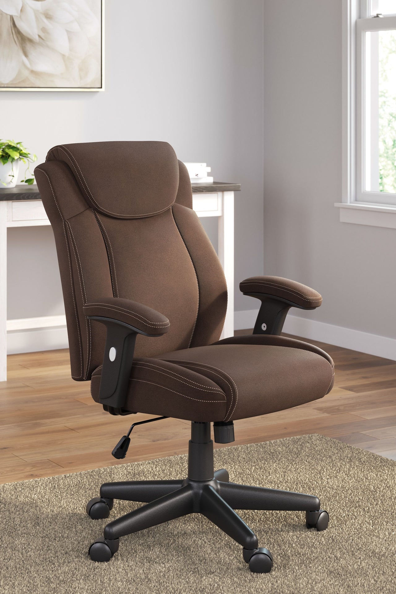Corbindale - Swivel Desk Chair - Tony's Home Furnishings