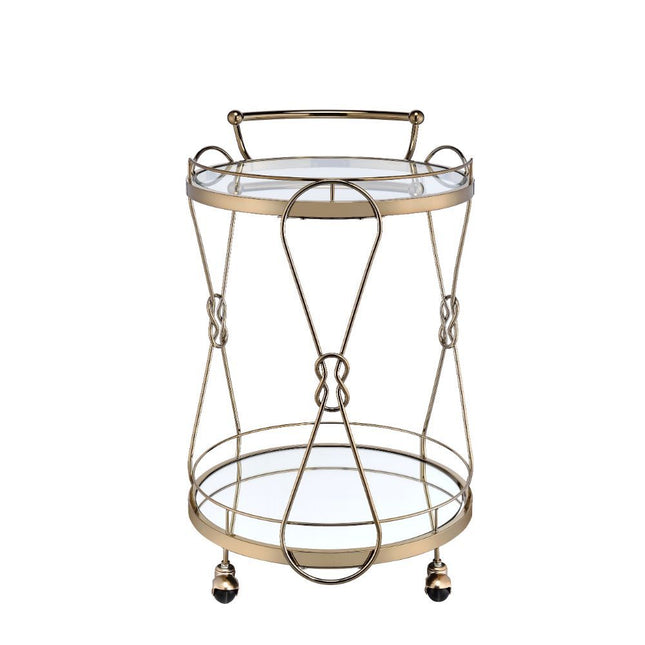 Zekera - Serving Cart - Champagne - Tony's Home Furnishings