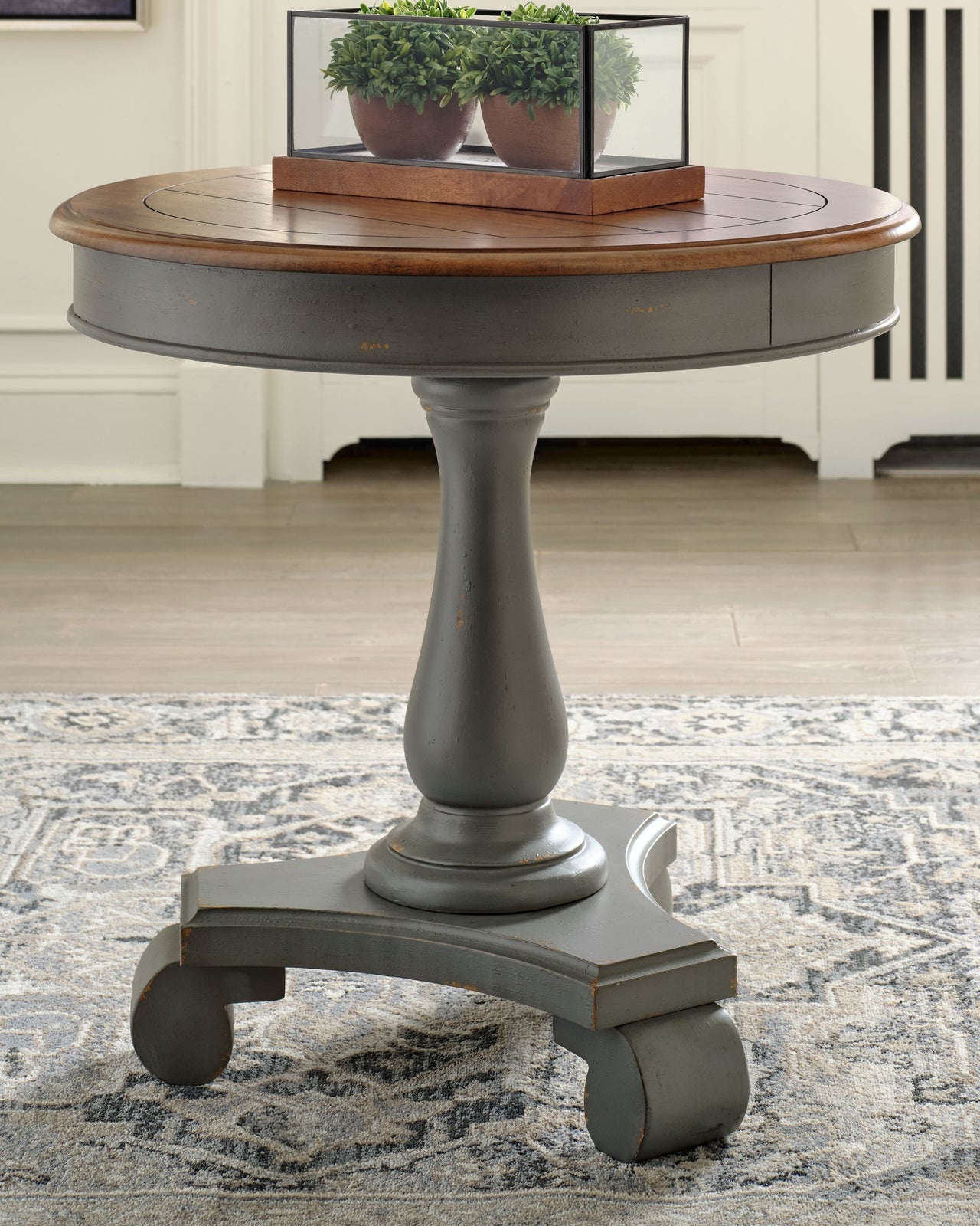 Mirimyn - Gray / Brown - Accent Table Tony's Home Furnishings Furniture. Beds. Dressers. Sofas.