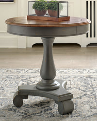 Thumbnail for Mirimyn - Gray / Brown - Accent Table Tony's Home Furnishings Furniture. Beds. Dressers. Sofas.