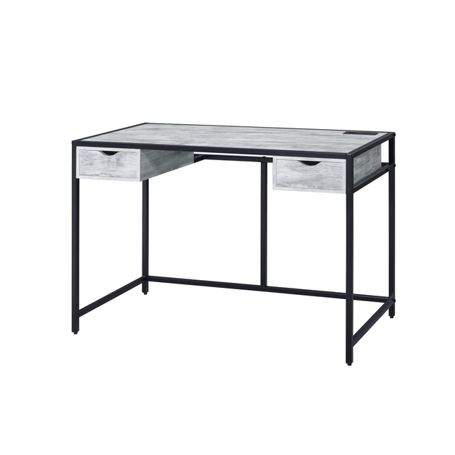 Wearn - Writing Desk - Weathered Gray & Black Finish - Tony's Home Furnishings