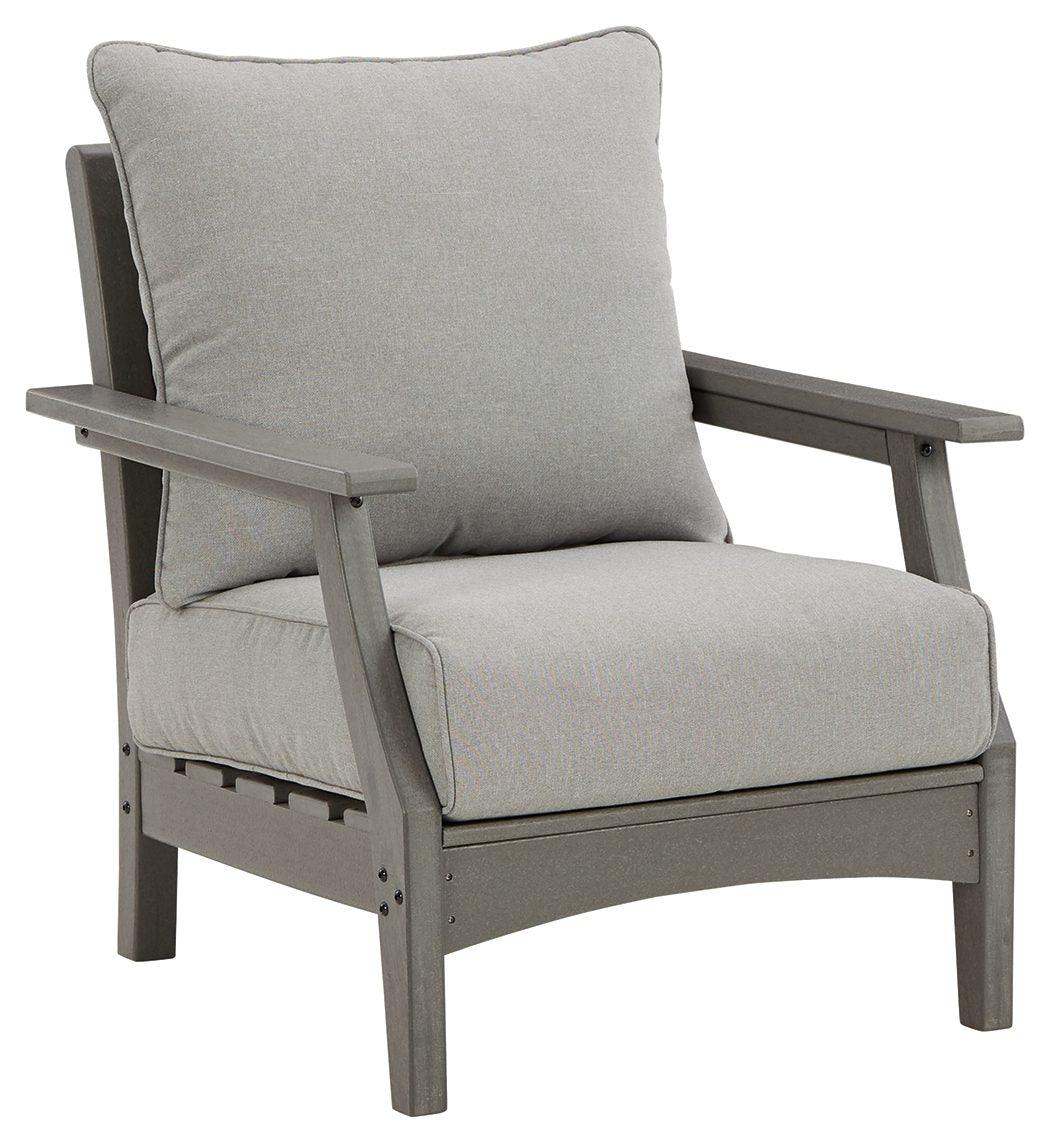 Visola - Gray - Lounge Chair W/Cushion (Set of 2) Tony's Home Furnishings Furniture. Beds. Dressers. Sofas.
