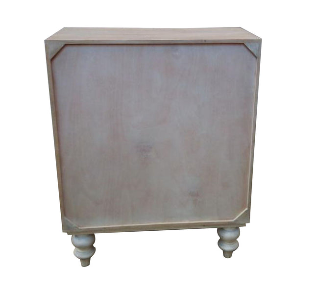 Balthazar Accent Table - White Washed - Tony's Home Furnishings