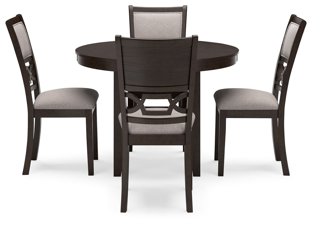 Langwest - Brown - Dining Room Table Set (Set of 5) - Tony's Home Furnishings