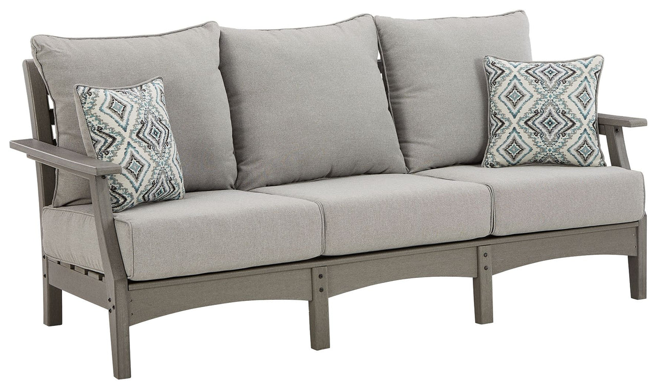 Visola - Gray - Sofa With Cushion - Tony's Home Furnishings