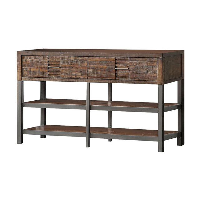 Andria - TV Stand - Reclaimed Oak - Tony's Home Furnishings