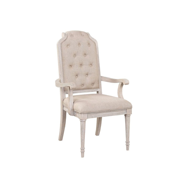 Wynsor - Chair (Set of 2) - Fabric & Antique Champagne - Tony's Home Furnishings