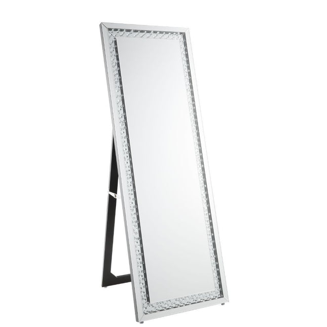 Nysa - Accent Mirror - Mirrored & Faux Crystals - Tony's Home Furnishings