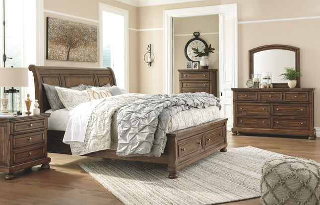 Flynnter - Sleigh Bedroom Set - Tony's Home Furnishings