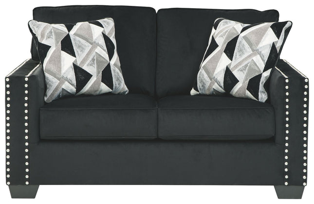 Gleston - Onyx - Loveseat Ashley Furniture 